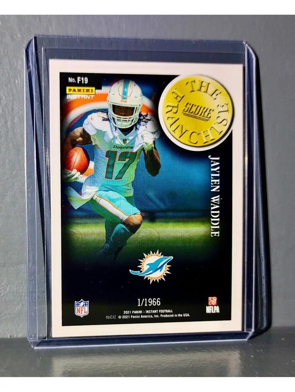 Jaylen Waddle 2021 Panini NFL Score The Franchise #19 Card 1/1966
